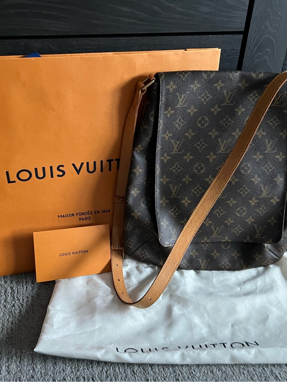 Louis Vuitton Monogram Messenger Bag new